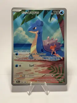 Pokemon TCG Misty's Lapras Destined Rivals 194/182 Illustration Rare - Image 1