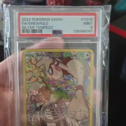 Pokemon Smeargle TG10/TG30 Silver Tempest Trainer Gallery Full Art Holo PSA 9 - Image 1