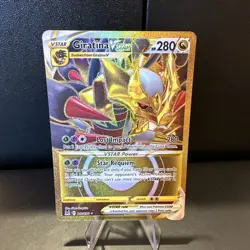 Pokemon TCG Giratina VSTAR 212/196 Gold Secret Rare 2022 Lost Origin NM - Image 1