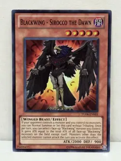 Blackwing - Sirocco the Dawn TU04-EN003 Turbo Pack: Booster Four Unlimited #3 - Image 1