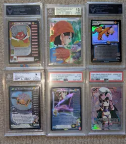 6x PSA BGS Dragon Ball Z Limited Super Holo Graded Bulk Lot Cards TCG CCG - Image 1