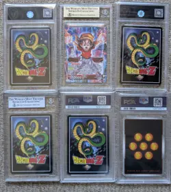6x PSA BGS Dragon Ball Z Limited Super Holo Graded Bulk Lot Cards TCG CCG - Image 2
