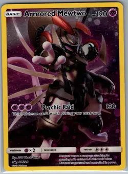 Armored Mewtwo SM228 SM Promos - Pokemon Card - LP - Image 1