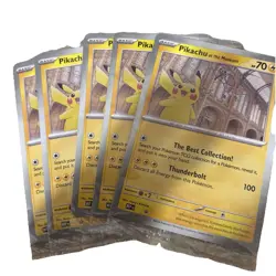 Pokemon Pikachu At The Museum Jumbo Card - Sealed x5 - Image 1