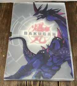 Bakugan Battle Brawlers Binder Card Case Book Sleeve Darkus w/ 96 Cards - Image 2