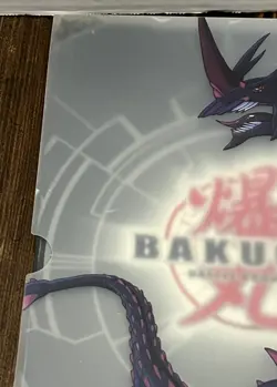 Bakugan Battle Brawlers Binder Card Case Book Sleeve Darkus w/ 96 Cards - Image 4