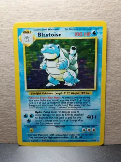 Blastoise 2/102 Base Set Holo 1999 Rare Pokemon Card–VintageWOTC–PlayedCondition - Image 2