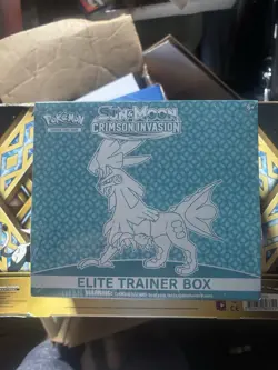 Pokemon TCG Sun & Moon Crimson Invasion Elite Trainer Box ETB (Sealed) - Image 1