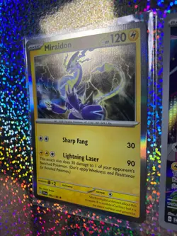 Pokemon: Promo 013 Miraidon; Obsidian Flames Double Rare 079/197 Miraidon ex - Image 5