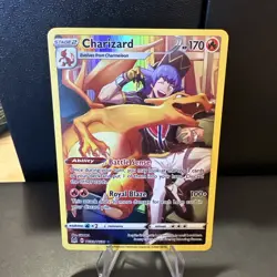 2022 Pokemon SWSH Lost Origin Charizard Trainer Gallery Full Art Rare #TG03/TG30 - Image 1