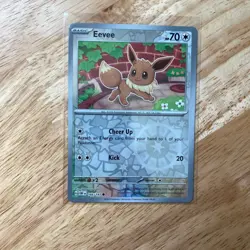 Eevee 166/197 - Sv03: Obsidian Flames Reverse Holo - Pokemon TCG 2023 - Image 1