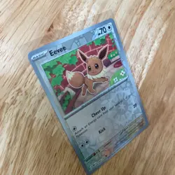Eevee 166/197 - Sv03: Obsidian Flames Reverse Holo - Pokemon TCG 2023 - Image 2