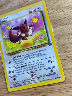 Eevee 51/64 - Jungle Regular - Pokemon TCG 1999 - LP - Image 2