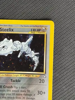 Steelix NM LP Holo Swirl Neo Genesis 15 WOTC Rare Unlimited Pokemon TCG Card - Image 4