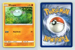 Wooper #96/214 Sun & Moon Unbroken Bonds Common Pokemon 2019 TCG Card - Image 1