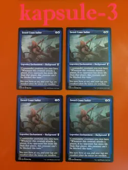 4x Sword Coast Sailor | FOIL-ETCHED | Battle for Baldur's Gate | MTG Magic Cards - Image 1