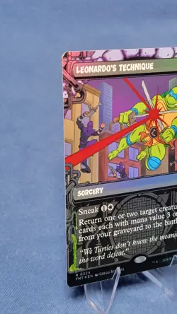 Leonardo's Technique - Foil - Showcase R MTG Teenage Mutant Ninja Turtles NM - Image 3
