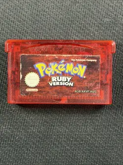 Nintendo Gameboy Advance Pokemon Ruby Version TESTED Used Saved Game - Image 1