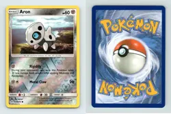 Aron #123/214 SM Unbroken Bonds Common Reverse Holo Pokemon 2019 TCG Card - Image 1