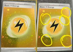Pokemon Lightning Energy SVE-EN 004 ×5 Full Swirls Galaxy Cosmos Holo Variant - Image 1