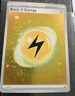 Pokemon Lightning Energy SVE-EN 004 ×5 Full Swirls Galaxy Cosmos Holo Variant - Image 2