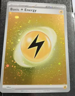 Pokemon Lightning Energy SVE-EN 004 ×5 Full Swirls Galaxy Cosmos Holo Variant - Image 3