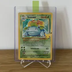 Pokemon TCG Venusaur Holo Rare Card 15/102 Celebrations 25th Anniversary Edition - Image 1