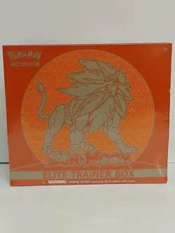 Pokemon TCG Sun and Moon Elite Trainer Box ETB Solgaleo Factory Sealed New - Image 1