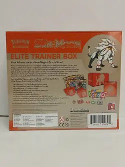 Pokemon TCG Sun and Moon Elite Trainer Box ETB Solgaleo Factory Sealed New - Image 2