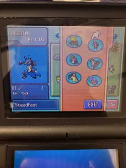 Nintendo DS Pokemon Platinum Version TESTED Used No Box Or Manual Saved Game - Image 2