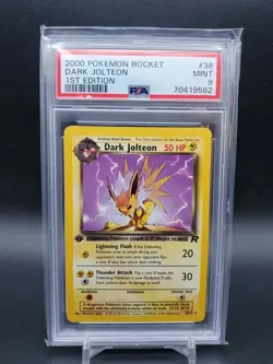 2000 Jolteon 38/82 Team Rocket 1st Edition PSA 9 Pokemon TCG - Image 1