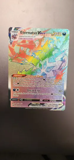 Eternatus VMAX ⭐ 192/189 Holo Rare Rainbow Darkness Ablaze 2020 Pokemon NM - Image 1