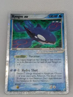 Kyogre ex 95/100 Crystal Guardians Holo Rare Pokemon TCG Nintendo legendary MP - Image 3