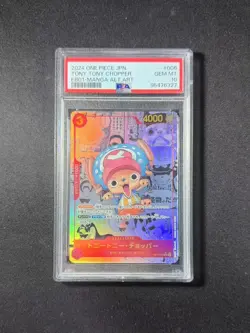 2024 One Piece MANGA TONY TONY CHOPPER EB01-006 Alternate Art SR JPN PSA 10 ER26 - Image 1