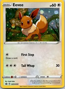 Eevee SWSH095 - SWSH: Sword & Shield Promo Cards Promo Pokemon TCG NM - Image 1