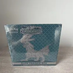 Pokemon Sun & Moon Crimson Invasion Elite Trainer Box 2017 Silvally 65 Cards - Image 1