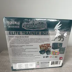 Pokemon Sun & Moon Crimson Invasion Elite Trainer Box 2017 Silvally 65 Cards - Image 2