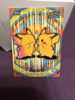 DITTO Pokemon Card TCG Topps Tv Animation Edition #132 5 of 10 Puzzle Card - Image 1