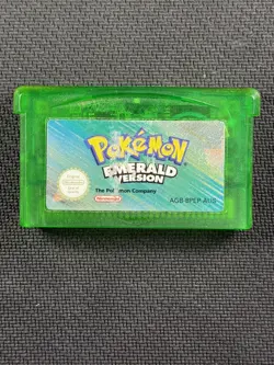 Nintendo Gameboy Advance Pokemon Emerald Version TESTED Used Saved Game - Image 1