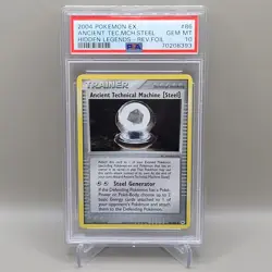 Ancient Technical Machine [Steel] PSA 10 GEM MINT Hidden Legends 86/101 Pokemon - Image 1