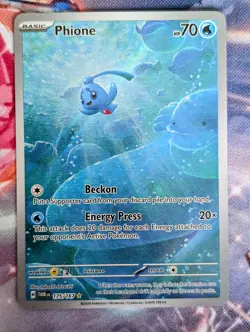 Phione Scarlet & Violet Twilight Masquerade Card 175/167 Pokemon TCG Nm - Image 1