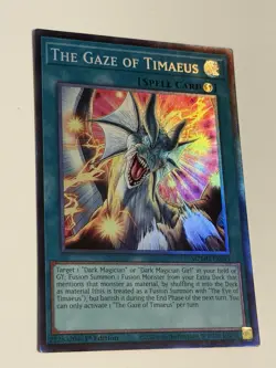 Yugioh The Gaze Of Timaeus MZMU-EN013 Collector’s Rare 1st Edition NM - Image 2