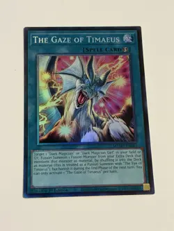 Yugioh The Gaze Of Timaeus MZMU-EN013 Collector’s Rare 1st Edition NM - Image 3