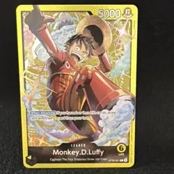 Monkey.D.Luffy ST29-001 Leader Card Starter Deck 29 5000 Power One Piece CCG - Image 1