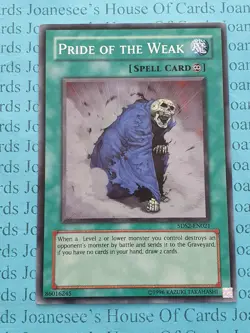Pride of the Weak 5DS2-EN021 Yu-Gi-Oh Card (U) New - Image 1