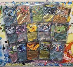 100x Pokemon Cards Bundle Bulk Pack 2 EX Cards & 35 Holo/Reverse Holo Guaranteed - Image 1