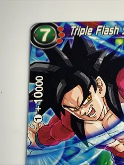 Dragon Ball Super Card Game-Triple Flash SS4 Son Goku-LV. 7-30k+10K:BT4-003 SR - Image 2