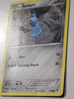 Beldum 47/98 PL - Yuka Morii Clay Art - XY Ancient Origins Pokemon Card - Image 2