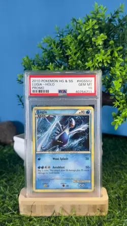 Pokemon Lugia HGSS02 Black Star Promo PSA10 Heart Gold Soul Silver 1st Ed Swirl - Image 1