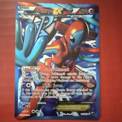 Pokemon Deoxys EX Full Art Ultra Rare Plasma Freeze 111/116 Holo Basic 170 HP - Image 1